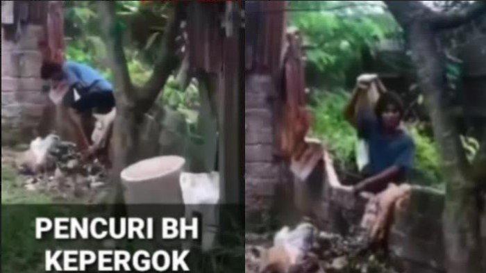 Viral Pemulung Kepergok Maling Pakaian Dalam Wanita di Binjai, Pelaku Kabur saat Aksinya Direkam