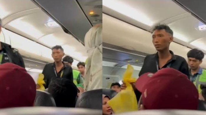 VIRAL, Penumpang Pria Ini Diamankan Petugas karena Nekat Merokok di Dalam Pesawat