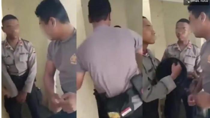 2 SISWA SPN - Viral video oknum polisi Bripda TT aniaya dua siswa SPN Polda NTT. Berdasarkan video yang beredar di media sosial, Bripda TT memukul dan menendang bertubi-tubi dua siswa SPN di sebuah ruangan