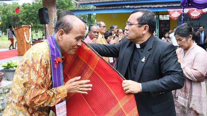 Wabup Hadiri Pesta Perak 25 Tahun dan Peletakan Batu Pertama Pembangunan TK/PAUD Oberhausen