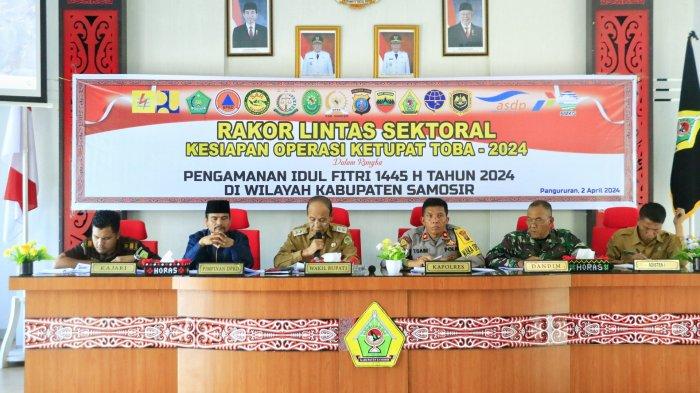 Buka Rakor Lintas Sektoral Operasi Ketupat Toba 2024, Wabup Samosir Perkirakan Wisatawan Melonjak
