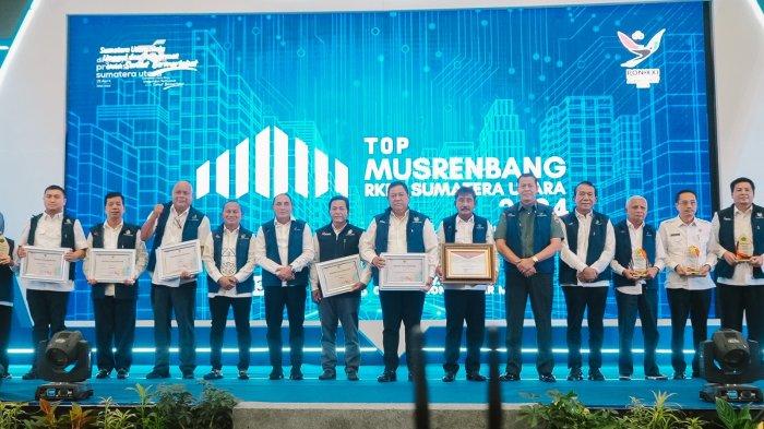 Kota Binjai Terima Penghargaan Pada Musrenbang RKPD Sumut Tahun 2024