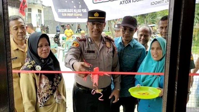Kapolsek Padang Hilir Resmikan Kampung Bersih Narkoba