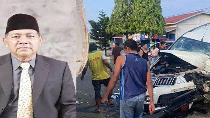 Melaju Dengan Kecepatan Tinggi, Anggota DPRD Tewas Kecelakaan, Pajero Sportnya Hancur Nabrak Truk