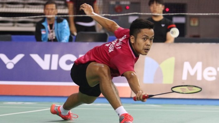 UPDATE LIVE STREAMING Anthony Ginting Menang Set Pertama