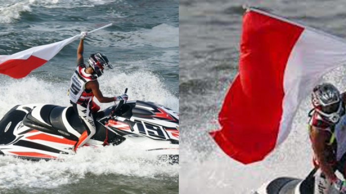 Peraih Emas Jetski Aqsa Sutan Aswar Ternyata Cucu Perintis AURI