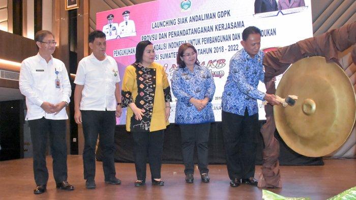 Pemprov Sumut Lauching Sistem Informasi dan Komunikasi Andalan Lima Tahunan GDPK
