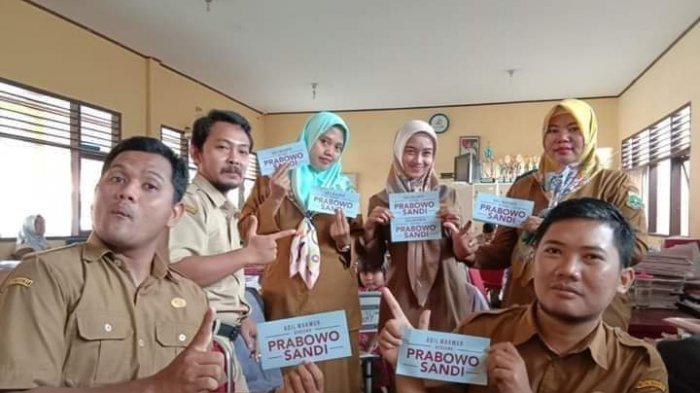 Viral 6 ASN Kampanye Capres 02 Prabowo-Sandiaga, Diproses Bawaslu dan Diteruskan ke Komisi ASN