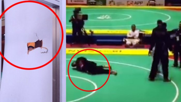 Atlet Pencak Silat Malaysia Rusak Fasilitas dan Tidak Sportif, Hingga Berlutut Minta Maaf ke Menpora