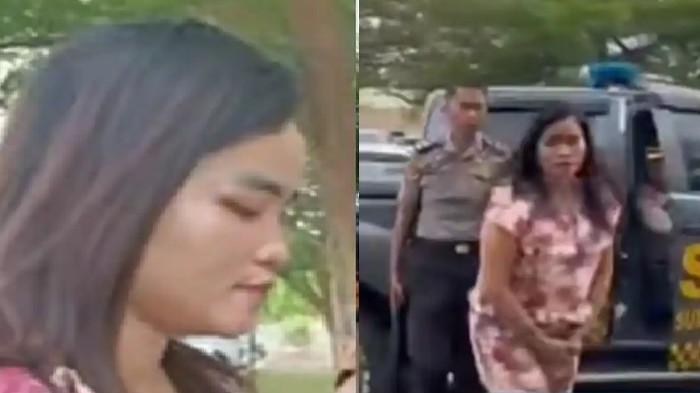 DIAMANKAN POLISI - Ayu Lestari (30) tega membakar rumah mertuanya sendiri, Ayupan (65), di Desa Tambak, Kecamatan Penukal Utara pada Rabu (8/7/2026) pagi.