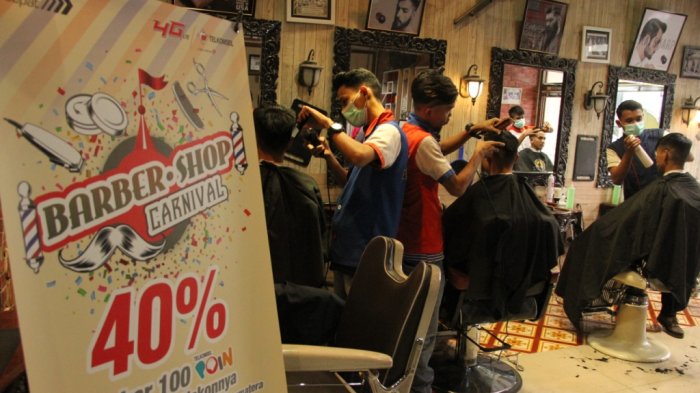 Rayakan Akhir Tahun, Telkomsel Hadirkan Program Barbershop Carnival