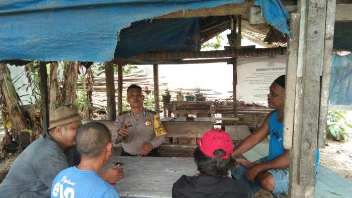 Bhabinkamtibmas Polsek Padang Hilir Sampaikan Pesan Kamtibmas dan Edukasi Hukum