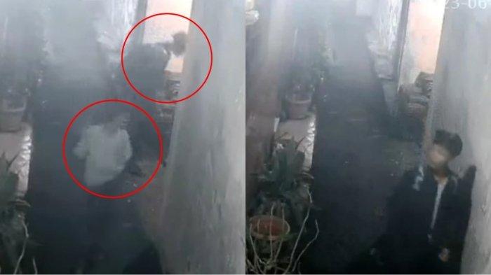 Dua Bocah Laki-laki Terekam CCTV Curi Kotak Infak di Masjid