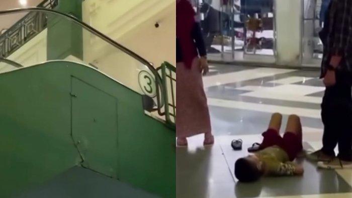 Viral Bocah Terjun dari Eskalator di Mal, Warganet: The Real Bocil Kematian