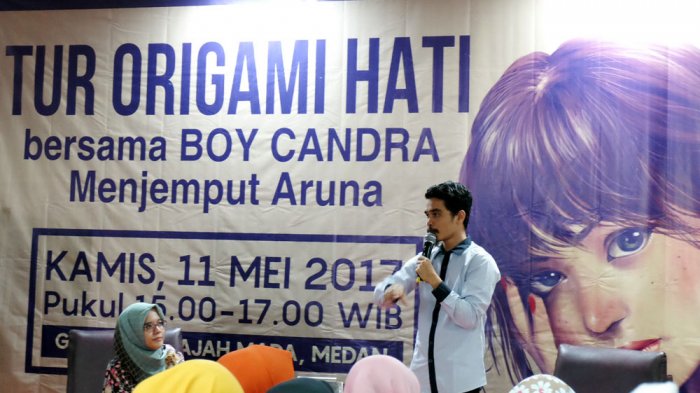 Boy Candra Lakukan Tur Origami Hati ke Enam Kota