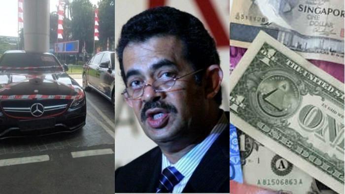 SITA MOBIL DAN UANG - Kejaksaan Agung menyita lima unit mobil mewah dan sejumlah uang yang diduga milik tersangka kasus korupsi tata kelola minta mentah, Mohammad Riza Chalid, Selasa (5/8/2025). Kini Riza Chalid diduga menjadi dalang aksi demo yang berujung rusuh di Jakarta dan sejumlah daerah dalam beberapa hari ini.