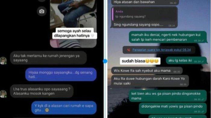 Dibongkar Anak Sendiri, Inilah Isi Chat Mesra PNS Wanita Bersuami dengan Camat: Semoga Kita Jodoh