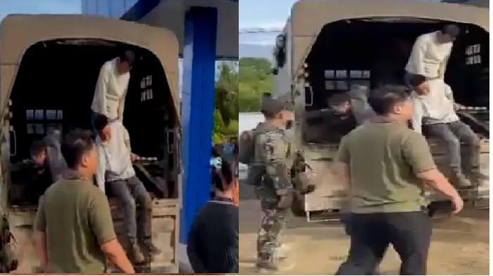 Kantor Imigrasi Ketapang telah mengamankan 15 Warga Negara Asing (WNA) asal China yang diduga menyerang 5 personel TNI dan satu warga sipil di Kecamatan Tumbang Titi, Kabupaten Ketapang, Kalimantan Barat, Selasa (16/12/2025).(DOK WARGA)