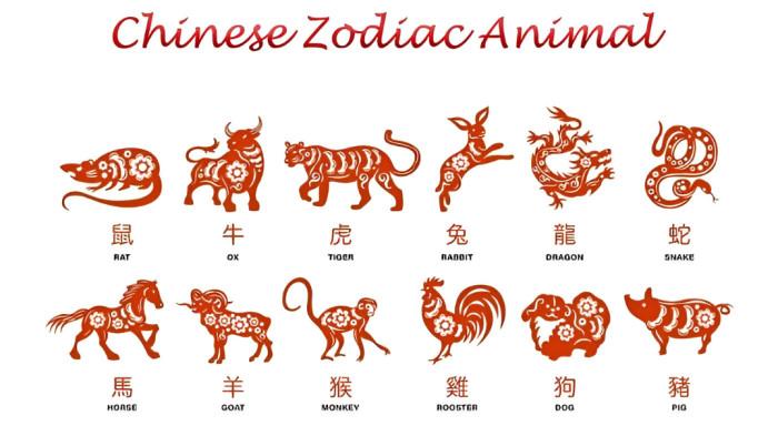ZODIAK CHINA- Ilustrasi zodiak China yang dilambangkan dengan beberapa hewan.