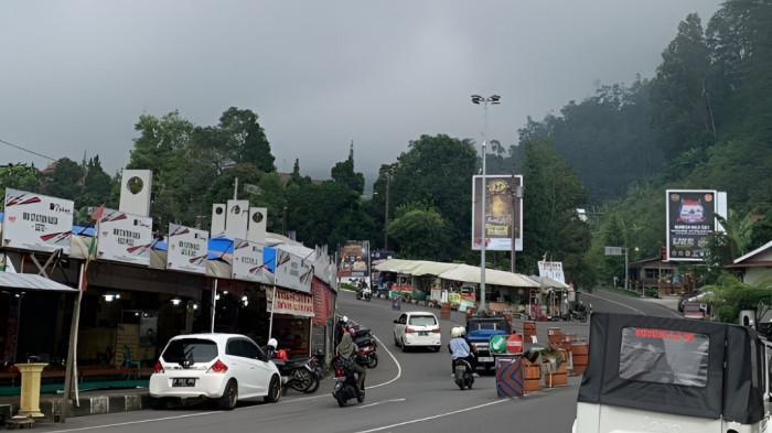 CUACA MENDUNG- Ilustrasi cuaca mendung di satu kota yang ada di Indonesia.