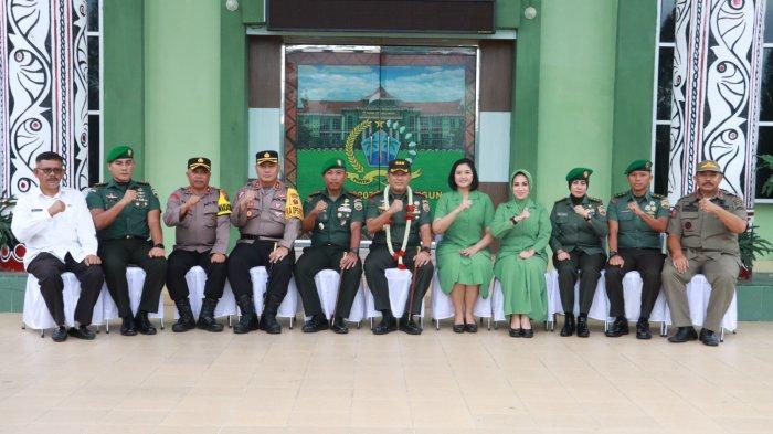 Perkuat Sinergitas TNI-Polri, Wakapolres Pematangsiantar Turut Sambut kunker Danrem 022/Pantai Timur