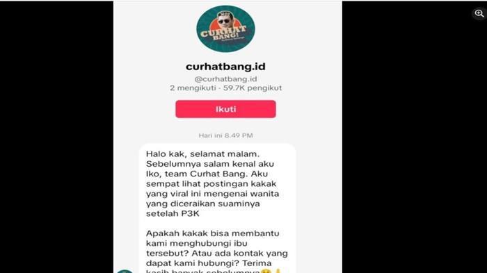 UNDANGAN PODCAST- Tangkap layar Safitri mendapat undangan dari Denny Sumargo untuk tampil di podcast Curhat Bang Denny Sumargo.