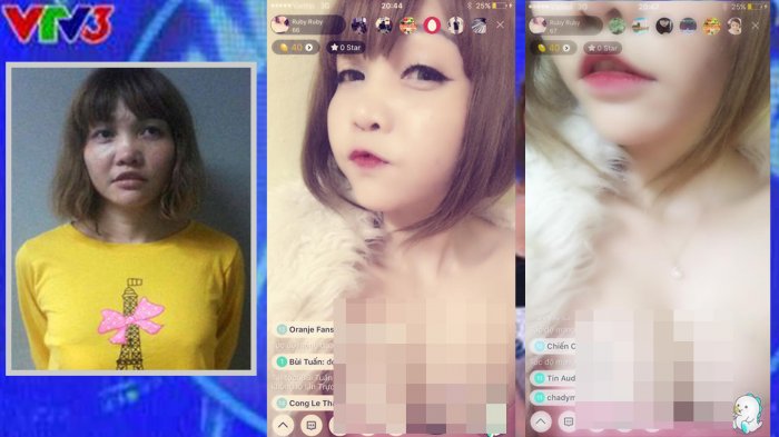Terungkap, Wanita Pembunuh Kim Jong Nam 'Jual' Kemolekan Tubuh Cari Uang di Bigo Live