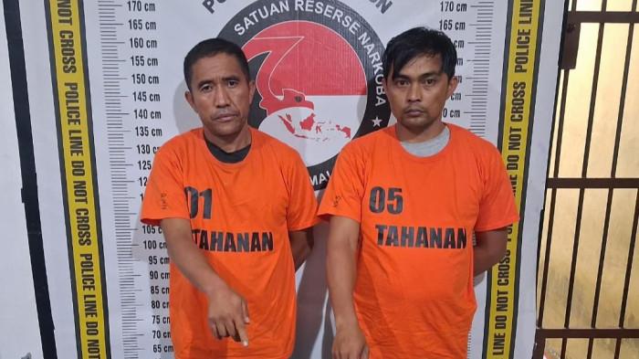 Sat Narkoba Polres Simalungun Bongkar Jaringan Sabu, Dua Pengedar Terjaring di Gubuk Sawit