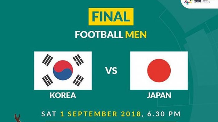 FINAL SIARAN LANGSUNG (Live Streaming) Jepang vs Korsel, Berikut Statistik Pertemuan Kedua Tim