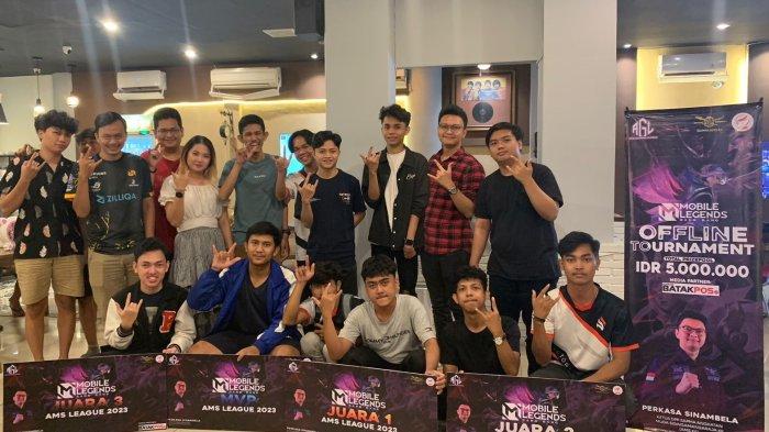 Tim Sumut 1 Raih Juara Pertama Turnamen Perkasa Sinambela Cup dan AMS XII League MLBB