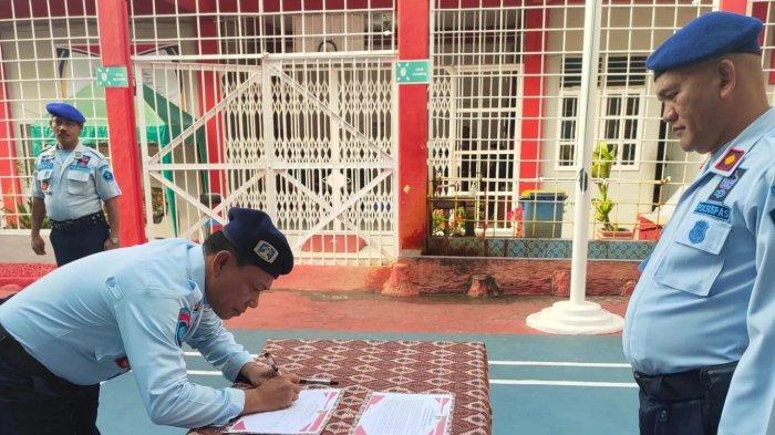 Lapas Barus Laksanakan Penandatanganan Komitmen Bersama Transformasi Pemutakhiran Data Simpeg