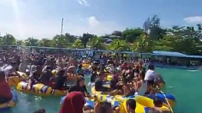 Viral Kerumunan Pesta Kolam di Waterpark Deliserdang, Gugus Tugas Ancam Tutup Lokasi Wisata