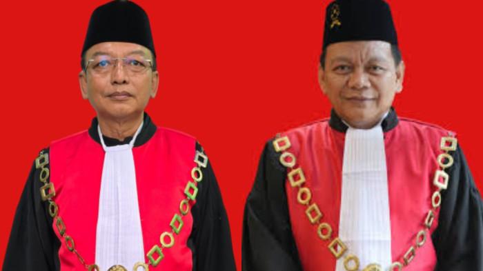 HAKIM KENA OTT - Ketua Pengadilan Negeri (PN) Depok I Wayan Eka Mariarta (kiri) dan Wakil Ketua PN Depok Bambang Setyawan terjaring OTT Komisi Pemberantasan Korupsi (KPK) pada Kamis (5/2/2026) malam. (Dok.PN Depok)