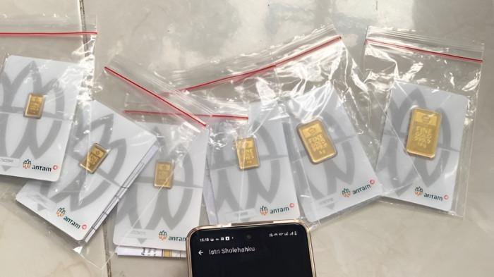 STAGNAN- Harga emas PT Aneka Tambang (Antam) pada 9 Mei 2026 stagnan, tidak bergerak dibanding harga sebelumnya.