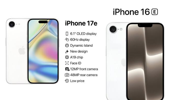 PRODUK BARU- Pengguna smartphone saat ini ramai membandingkan produk baru Apple, iPhone 17e dengan iPhone 16e.
