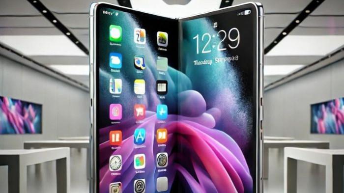 PRODUK BARU- Apple kabarnya akan meluncurkan produk baru iPhone Fold. Produk ini akan rilis pada tahun 2026 mendatang.