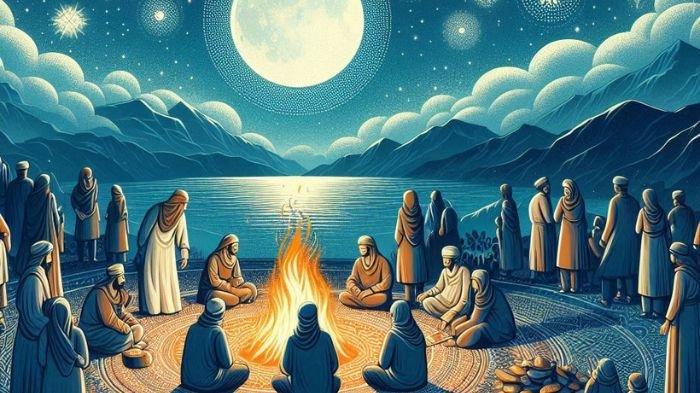ILUSTRASI SYABAN- Malam Nisfu Syaban 2025 akan jatuh pada 14 Februari 2025. Pada hari itu, umat Islam dianjurkan melakukan amalan-amalan, seperti salat sunnah, puasa, zikir dan salawat.(bing image ai)