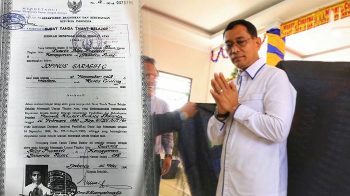 Ijazah JR Saragih Hilang per Tanggal 5 Maret 2018 di Jakarta, Kok Bisa?