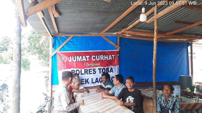 Lebih Dekat dengan Masyarakat, Polsek Laguboti Adakan Jumat Curhat