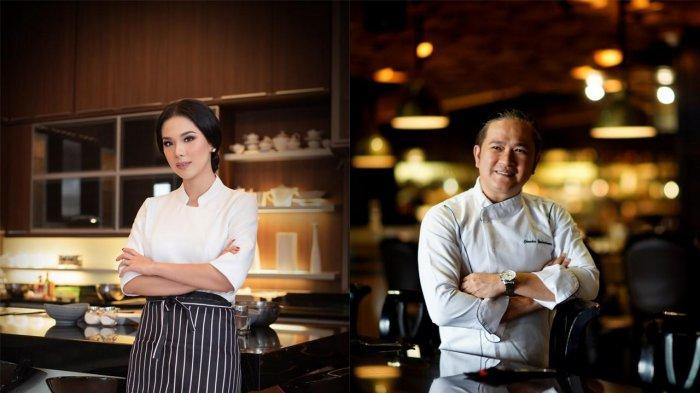 Juri lomba Inspirasi Tilapia 2020 Regal Springs Indonesia Chef Devina Hermawan (kiri)
dan Chef Chandra Yudasswara (kanan). Tribun Medan/HO