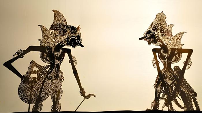WAYANG KULIT- Ilustrasi wayang kulit kesenian masyarakat Jawa yang masih bertahan hingga saat ini.