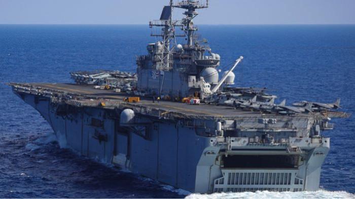 KAPAL PERANG- Satu diantara kapal perang milik Amerika Serikat (AS) yang dilengkapi dengan peralatan tempur canggih.