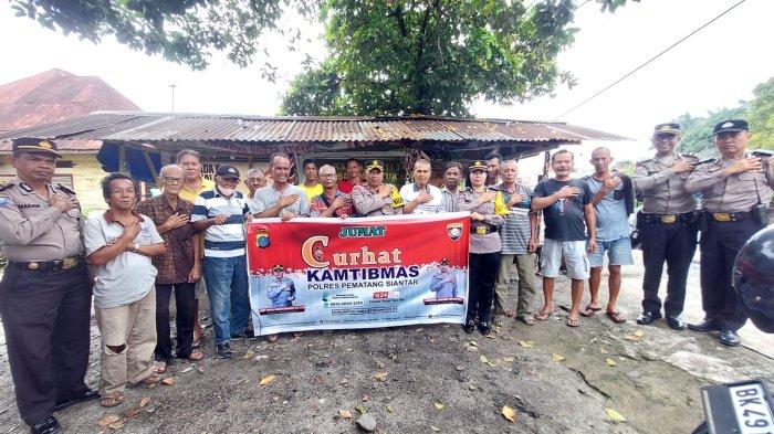 Bangun Keakraban dengan Warga ,Wakapolres Pematangsiantar Dengarkan Curhat Masyarakat Aek Nauli
