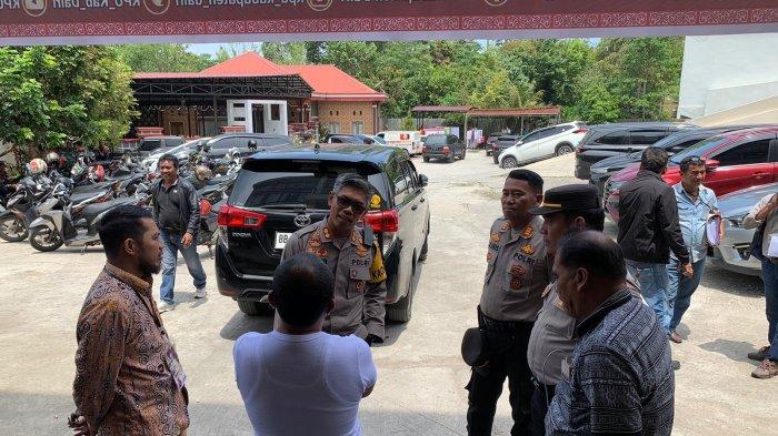 Pastikan Proses Pengamanan Tahapan Pemilu Berjalan Baik, Kapolres Dairi Cek Kesiapan Personil
