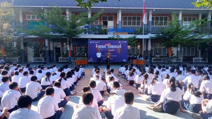 Dorong Generasi Tangguh, Polres Samosir Hadir di Sekolah Tanamkan Nilai Disiplin dan Antinarkoba
