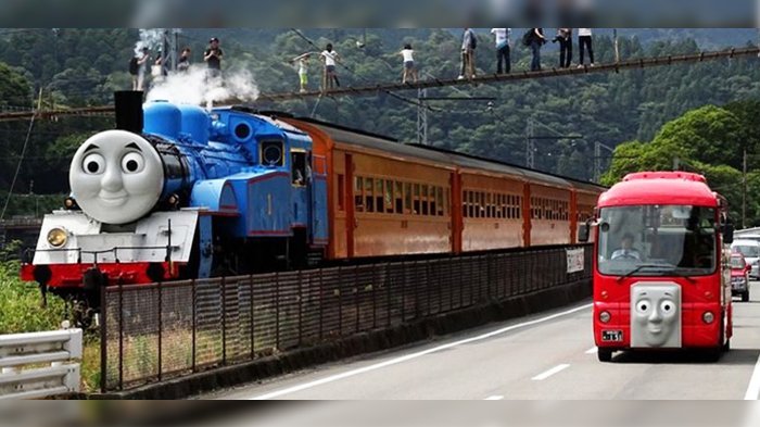 Tak Dinyana, Kereta Api Thomas yang Ada di Film Kartun Dibuat Nyata oleh Jepang, Lihat Penampakannya