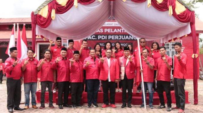 Dukung Penguatan Partai Sampai ke Bawah, Rapidin Hadiri Pelantikan Ketua PAC PDI-P Dolok Sanggul