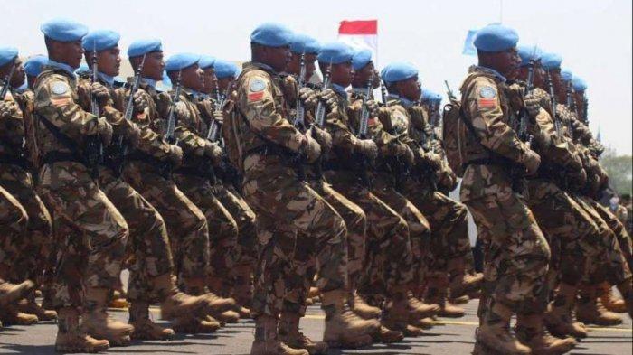 Kontingen Garuda XXXIX-B/RDB MONUSCO meraih juara 2 (dua) lomba parade defile dalam rangka perayaan HUT TNI ke-74 yang berlangsung di Halim Perdana Kusuma, Sabtu (05/10/2019).