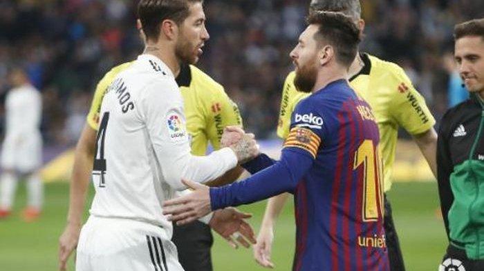 Barcelona Vs Real Madrid, Panggung Duel Kapten Lionel Messi-Sergio Ramos di El Clasico