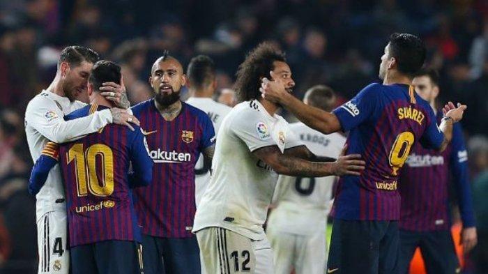 CATAT! Jadwal Siaran Bola Malam Ini, Ada El Clasico Barcelona Vs Real Madrid, MU vs Chelsea
